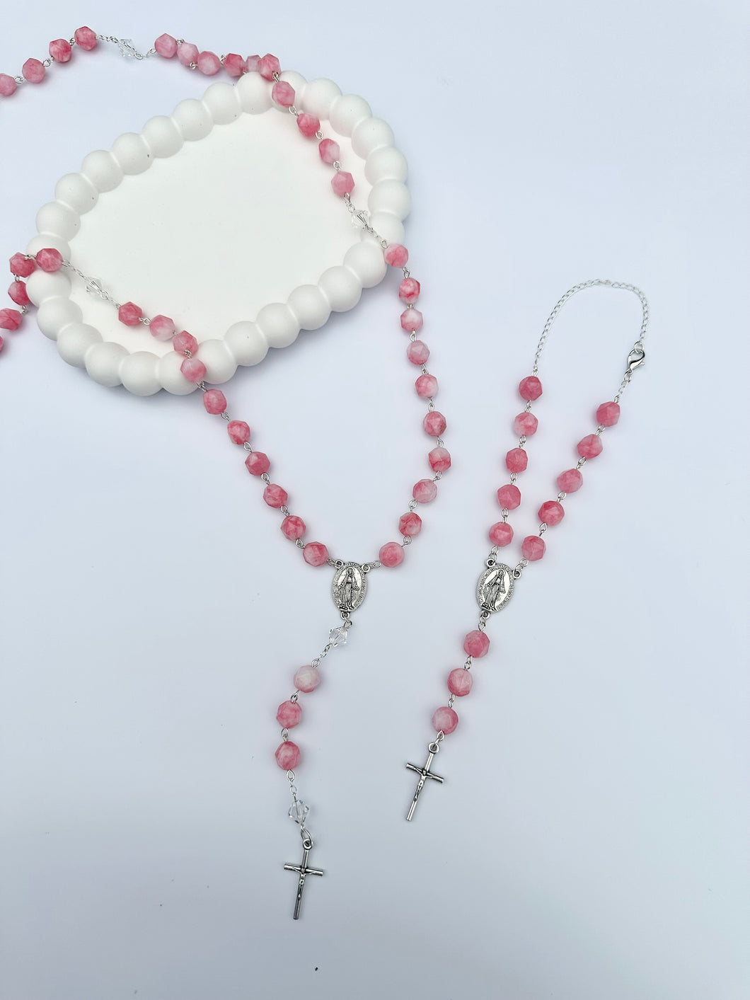 Miracle Rosary & Car Rosary Set